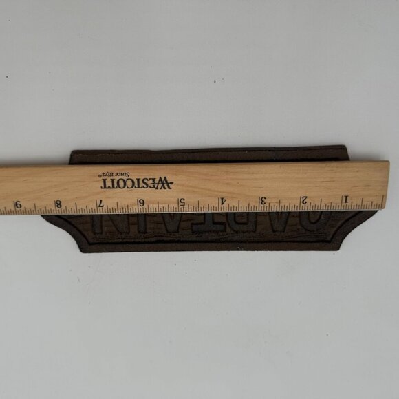 Captain Plaque, Captain Sign, Cast Iron Sign, Nautical Decor - Picture 4 of 5